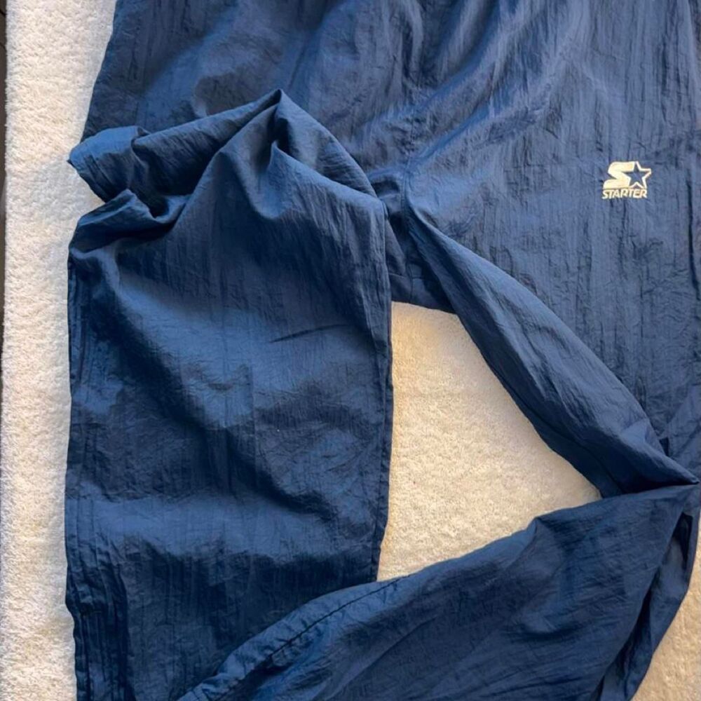 Starter Men's Navy and Blue Joggers-tracksuits